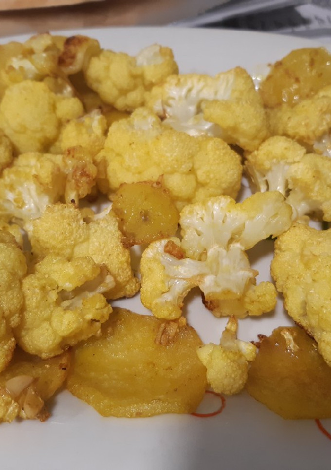 Una foto de Coliflor al horno