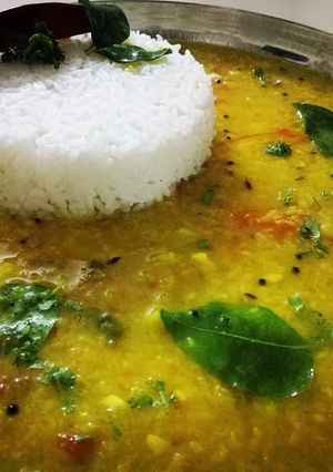 A picture of Dal rice.
