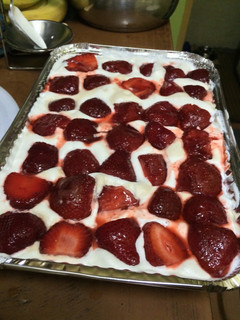 Una foto de Torta helada de frutas