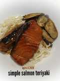 Simple salmon teriyaki