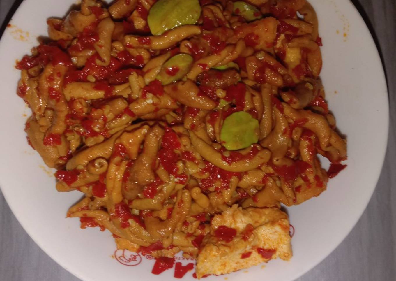 Usus ayam balado