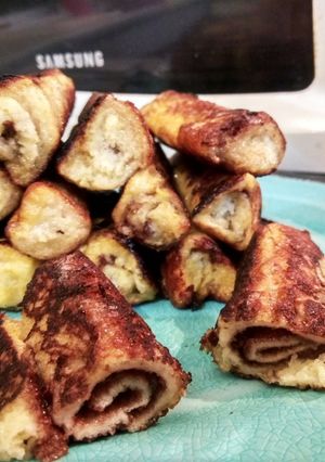 Φωτογραφία της συνταγής French toast γεμιστά με μερέντα😍