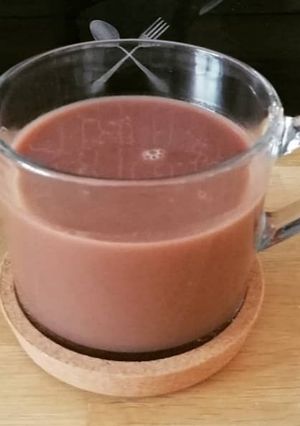 Une photo de Chocolat chaud banane