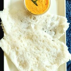 Neer Dosa with Mangalorean Tomato Chutney A picture of Neer Dosa with Mangalorean Tomato Chutney.