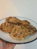 Milanesitas de atún y garbanzos