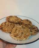 Milanesitas de atún y garbanzos