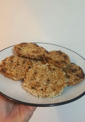 Una foto de Milanesitas de atún y garbanzos