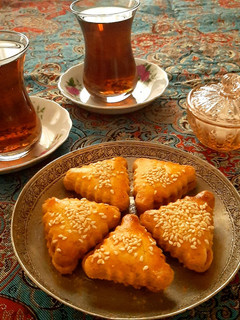 عکسی از دستور شیرینی نان چایی قزوین
