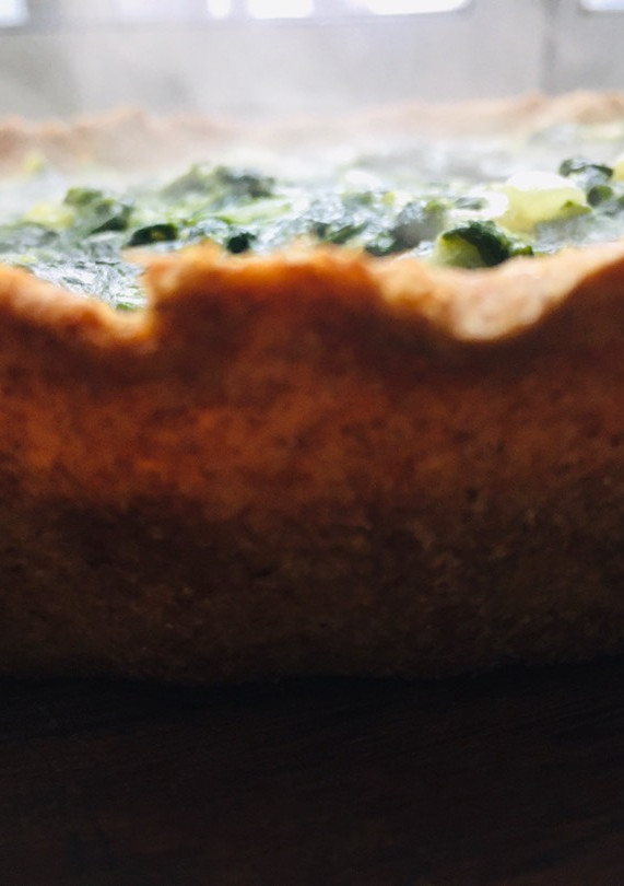 Una foto de Masa de tarta integral con aceite