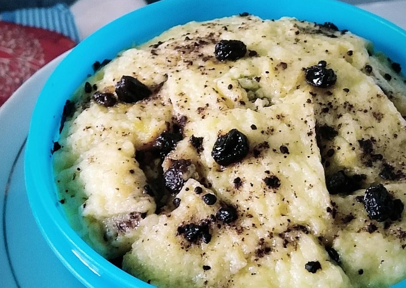 Puding roti kukus simple enak 😊