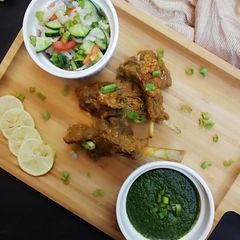 A picture of Tandoori mutton chops.
