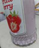 Strawberry milk shake