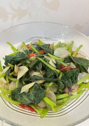 Foto resep Tumis Daun Ubi