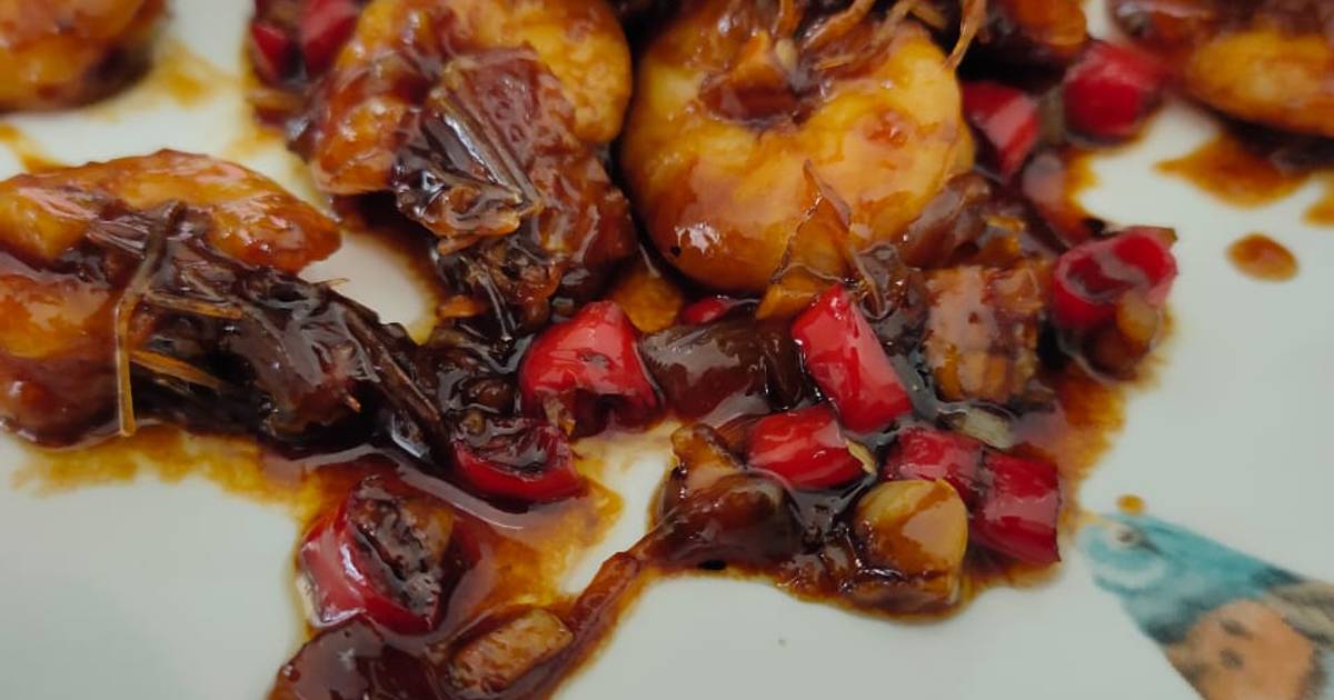 Resep Udang Saus Lada Hitam oleh Sony Sugiri - Cookpad