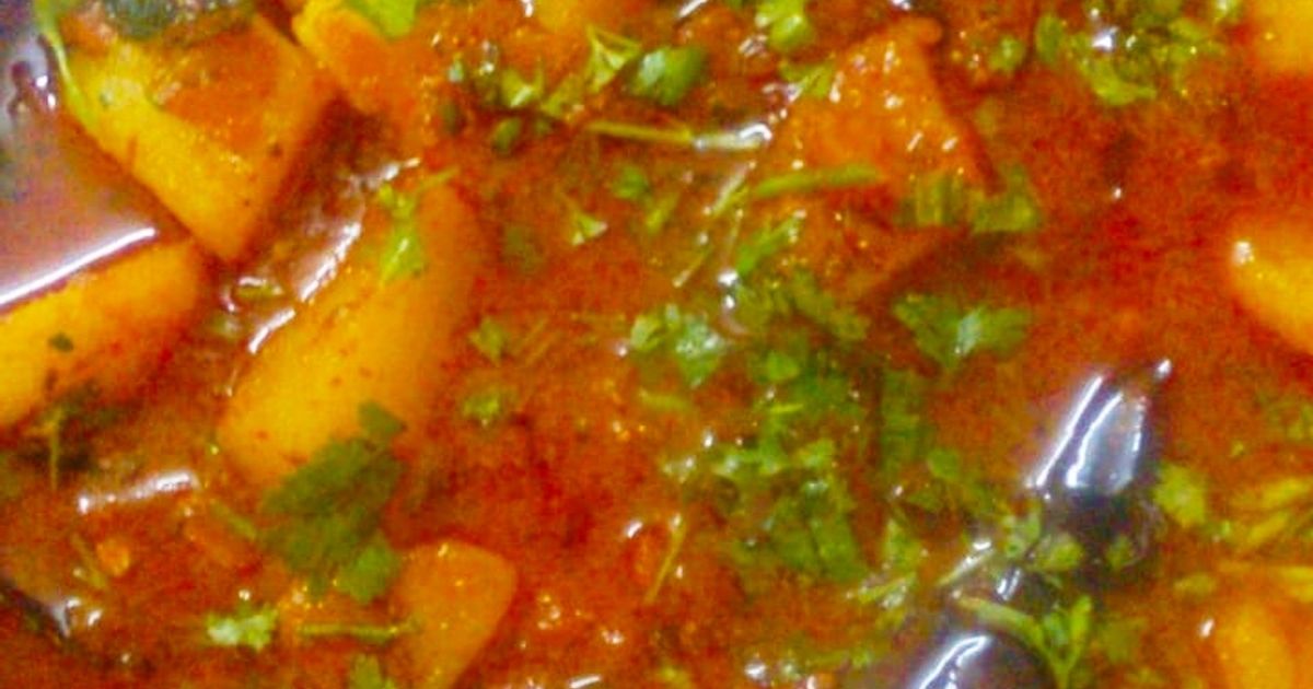 Gujarati Raswala Bateta Nu Shake Recipe by Sanju - Cookpad