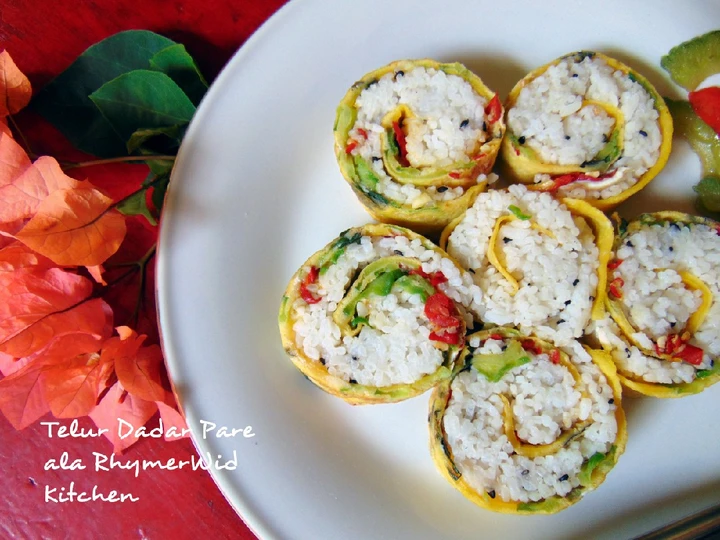 Cara Mudah Membuat Resep Telur Dadar Pare Pontianak ala RhymerWid Kitchen yang Menggugah Selera Anti Ribet, Lezat