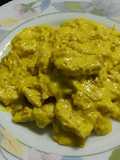 Pollo con cúrcuma y curry