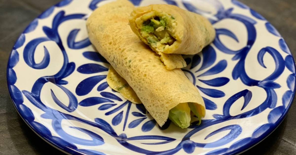 Tortillas de garbanzo (Gluten free & dairy free) Receta de Alejandra