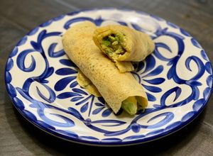 Una foto de Tortillas de garbanzo (Gluten free & dairy free)