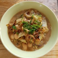 Butterbean stew A picture of Butterbean stew.