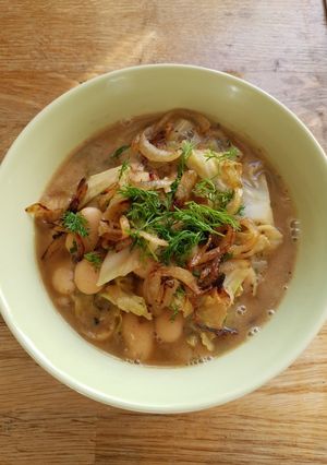 A picture of Butterbean stew.