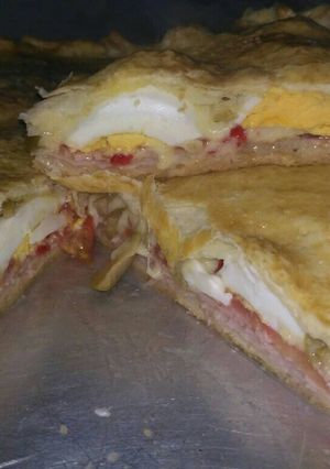 Una foto de Torta de fiambre