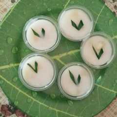 A picture of Bubur Singkong saus Vla.