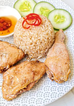Foto resep Hainanese Chicken Rice