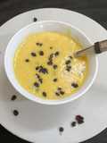 Mango Shrikhand with Blackberry