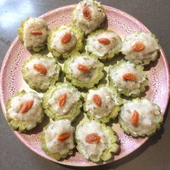 A picture of Stuffed Ampalaya.