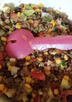 Una foto de Ensalada lenteja