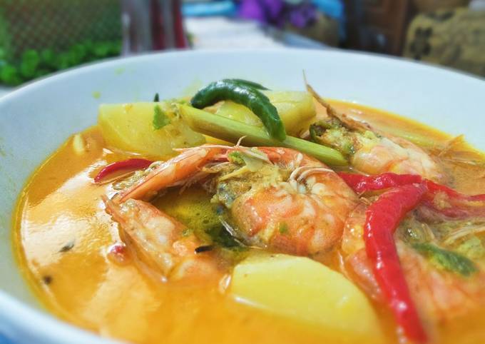 Resep Gulai Udang Kentang Oleh Ricca Putroe Zaenal Cookpad