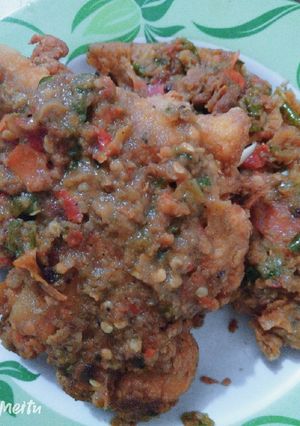 Foto resep Ayam geprek caplak