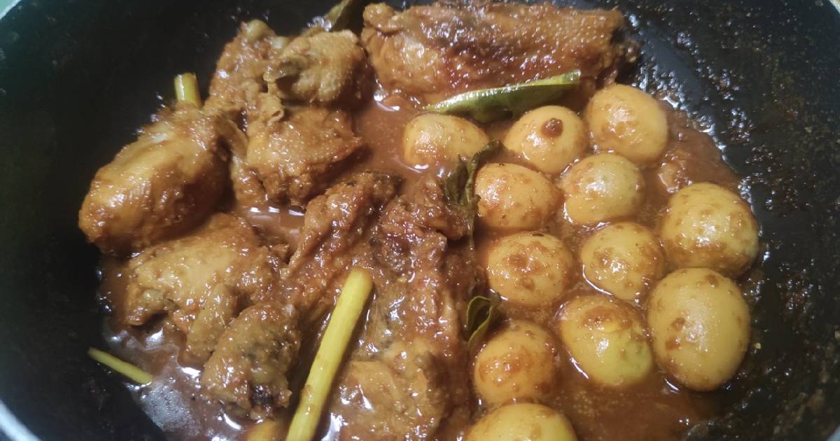 Resep Ayam Telur Puyuh Bumbu Rujak Oleh Dapoersyakira Cookpad