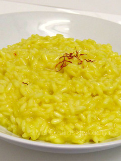 Una foto de Risotto a la milanesa