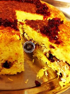 عکسی از دستور ته چین مرغ