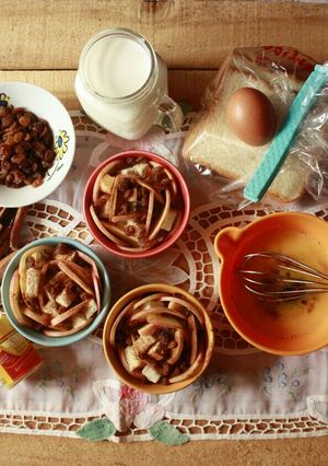 Foto resep Apple Bread Pudding