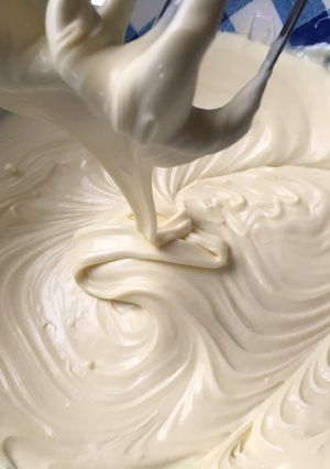 Una foto de Ganashe de chocolate blanco