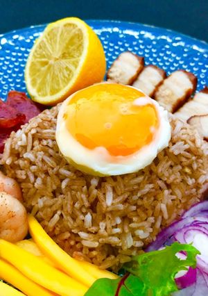 A picture of Shrimp Paste Fried Rice.