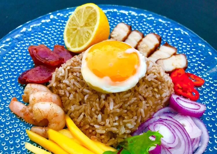 Recipe: Delicious Shrimp Paste Fried Rice