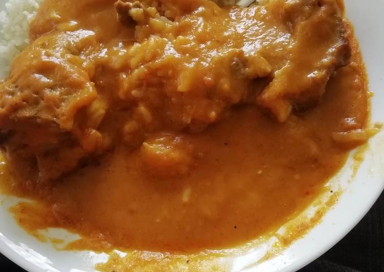Recipe of Delicious Rice and pumpkin soup