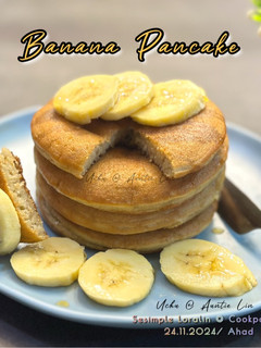 Gambar Fluffy Banana Pancake