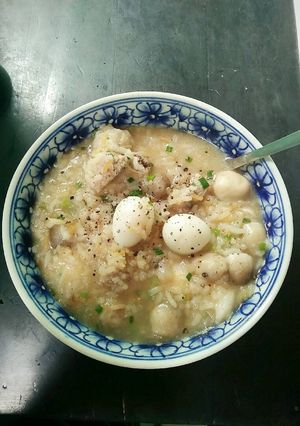 Hình của món Cháo sườn non.