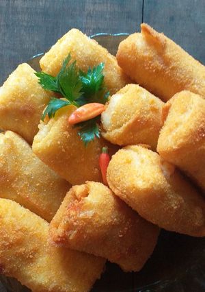 Foto resep Risol Ekonomis isi Rogut sayur dan ayam