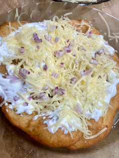 Burgonyás lángos recept fotója