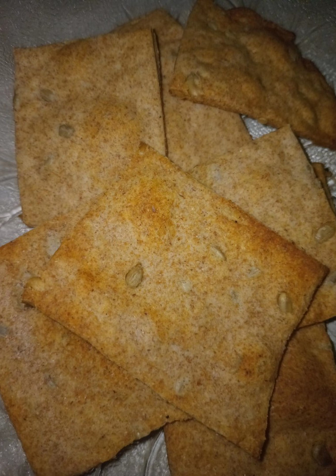 Una foto de Galletitas con semillas tipo crackers