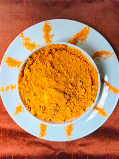 A picture of Kandi Podi/Andhra Lentils Powder.