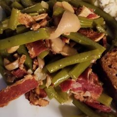 A picture of Southern green beans.