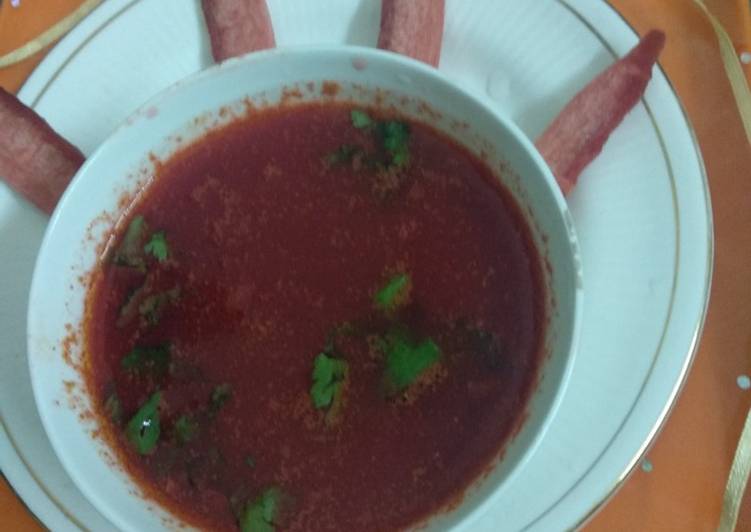 Easiest Way to Make Quick Tomato bottle gourd soup