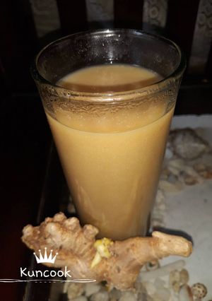 Foto resep Wedang susu jahe
